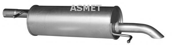 ASMET 04083 Глушник вихлопних газів кінцевий