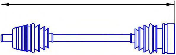 SERCORE 12983 Приводний вал