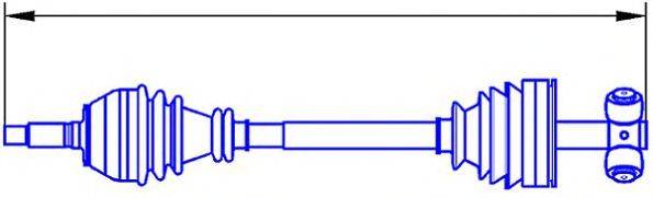 SERCORE 12814 Приводний вал