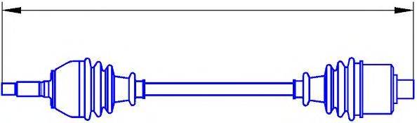 SERCORE 12835A Приводний вал