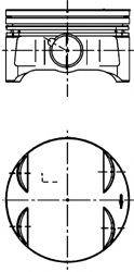 KOLBENSCHMIDT 40087600 Поршень