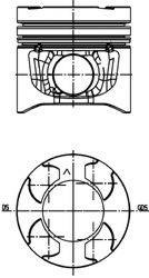 KOLBENSCHMIDT 40272600 Поршень