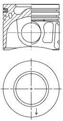 KOLBENSCHMIDT 41072620 Поршень