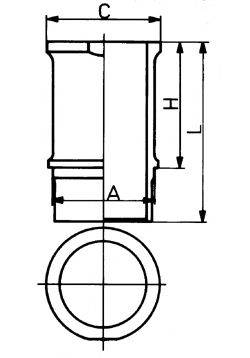 KOLBENSCHMIDT 89584110 Гільза циліндра