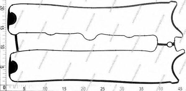 NPS D122O00 Прокладка, кришка головки циліндра