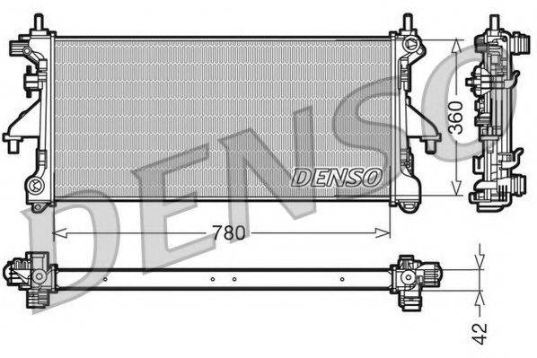 NPS DRM21102 Радіатор, охолодження двигуна