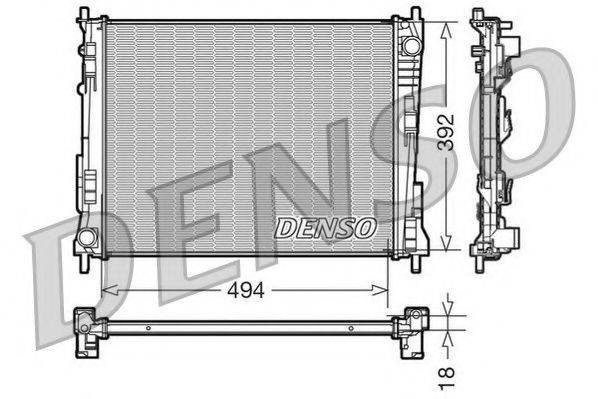 NPS DRM23079 Радіатор, охолодження двигуна