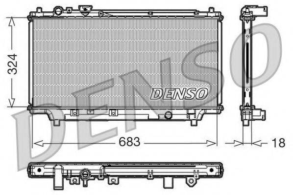 NPS DRM44002 Радіатор, охолодження двигуна