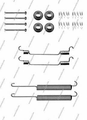 NPS N351N75 Комплектуючі, гальмівна колодка