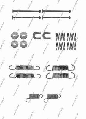 NPS T351A109 Комплектуючі, гальмівна колодка