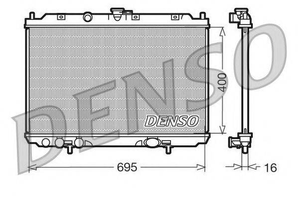 NPS DRM46013 Радіатор, охолодження двигуна