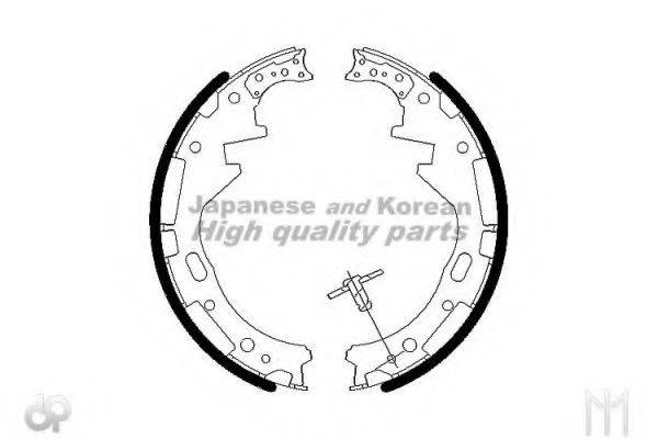 ASHUKI 10506301 Комплект гальмівних колодок