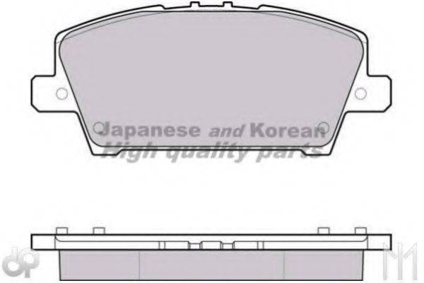 ASHUKI 10806504A Комплект гальмівних колодок, дискове гальмо