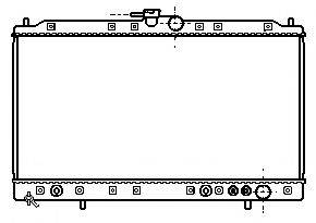 ASHUKI C55748 Радіатор, охолодження двигуна