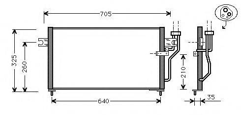 ASHUKI C55915 Конденсатор, кондиціонер