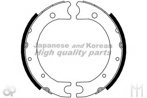 ASHUKI HRK13105 Комплект гальмівних колодок, стоянкова гальмівна система