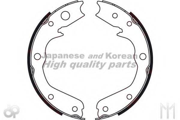 ASHUKI HRK13109 Комплект гальмівних колодок, стоянкова гальмівна система