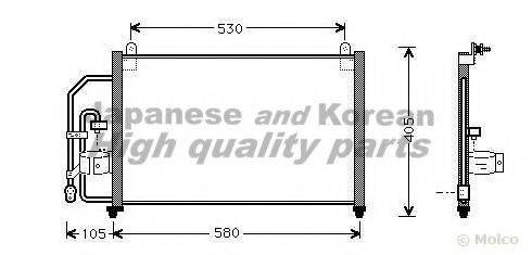 ASHUKI J03310 Конденсатор, кондиціонер