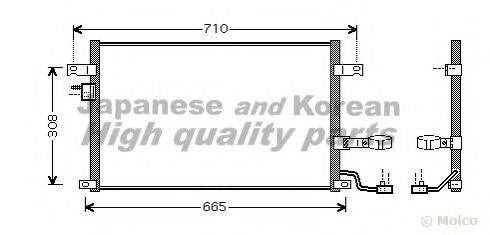 ASHUKI J03317 Конденсатор, кондиціонер