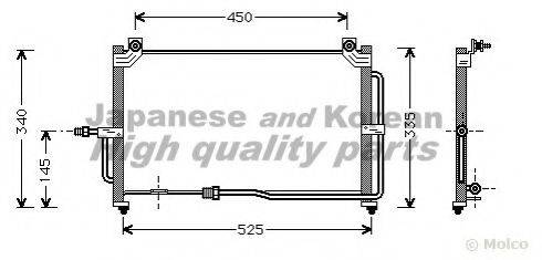 ASHUKI J03320 Конденсатор, кондиціонер