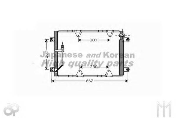 ASHUKI K46011 Конденсатор, кондиціонер