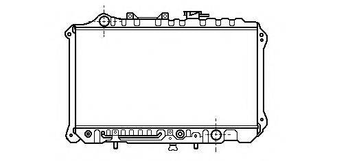 ASHUKI M55931 Радіатор, охолодження двигуна