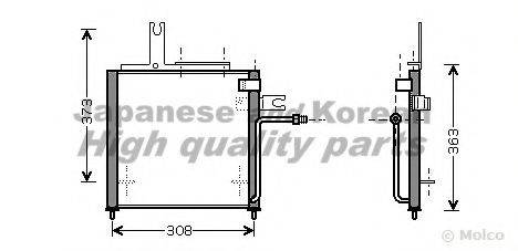 ASHUKI M55956 Конденсатор, кондиціонер