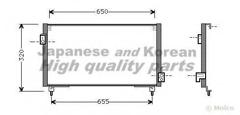 ASHUKI S55901 Конденсатор, кондиціонер