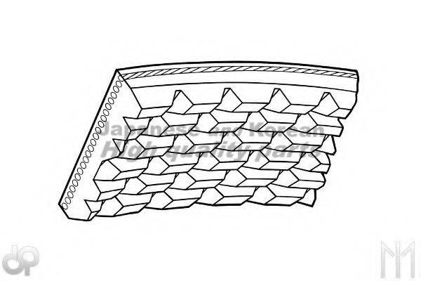 ASHUKI VM50975 Полікліновий ремінь