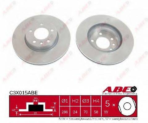 ABE C3X015ABE гальмівний диск