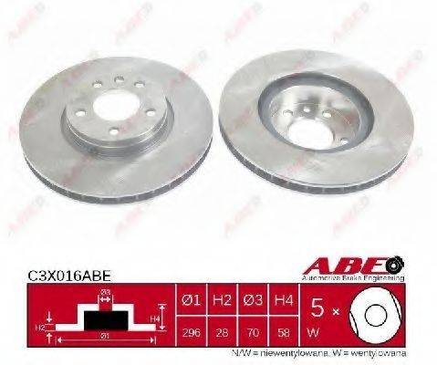 ABE C3X016ABE гальмівний диск