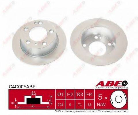 ABE C4C005ABE гальмівний диск