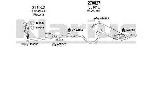 KLARIUS 790468E Система випуску ОГ