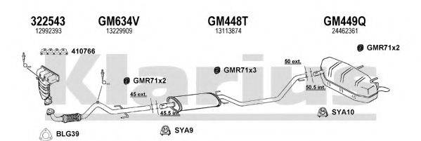 KLARIUS 391477U Система випуску ОГ