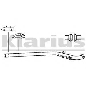 KLARIUS 150031 Труба вихлопного газу