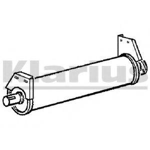 KLARIUS 210316 Середній глушник вихлопних газів