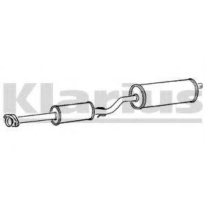 KLARIUS 260199 Середній глушник вихлопних газів