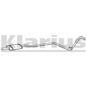 KLARIUS 260273 Середній глушник вихлопних газів
