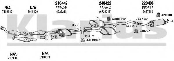 KLARIUS 360746E Система випуску ОГ