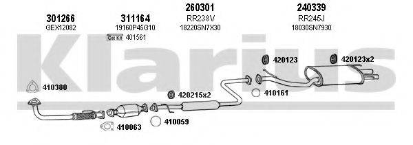 KLARIUS 420098E Система випуску ОГ