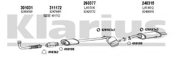 KLARIUS 510073E Система випуску ОГ