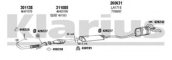 KLARIUS 510150E Система випуску ОГ