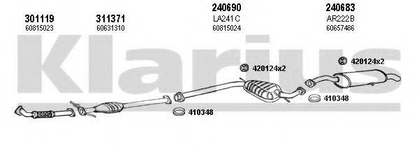 KLARIUS 510223E Система випуску ОГ