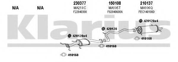 KLARIUS 570142E Система випуску ОГ
