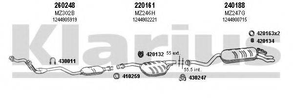 KLARIUS 600171E Система випуску ОГ