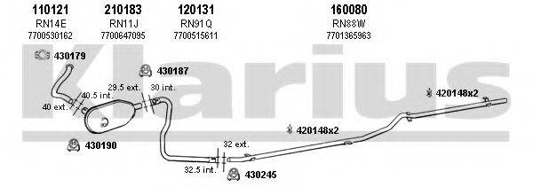 KLARIUS 720269E Система випуску ОГ
