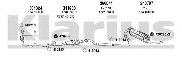 KLARIUS 900397E Система випуску ОГ