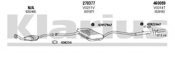 KLARIUS 960291E Система випуску ОГ