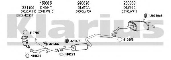 KLARIUS 270434E Система випуску ОГ