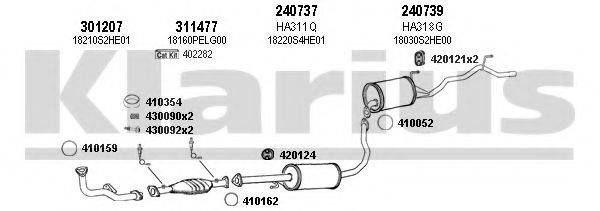 KLARIUS 420204E Система випуску ОГ